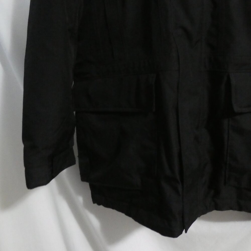 Men's Black Hooded Jacket - Picture 7 of 15